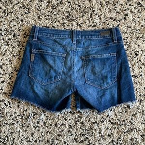 Paige Jimmy Jimmy Jean Shorts Blue Denim Cutoffs Women’s Size 24